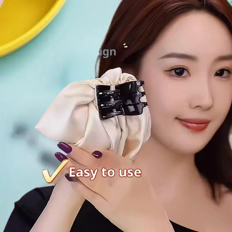 القوس مشبك شعر كليب بلون أسود أبيض الشعر القرش انتزاع كليب أدوات تصفيف الشعر إكسسوارات الشعر للنساء فتاة #5