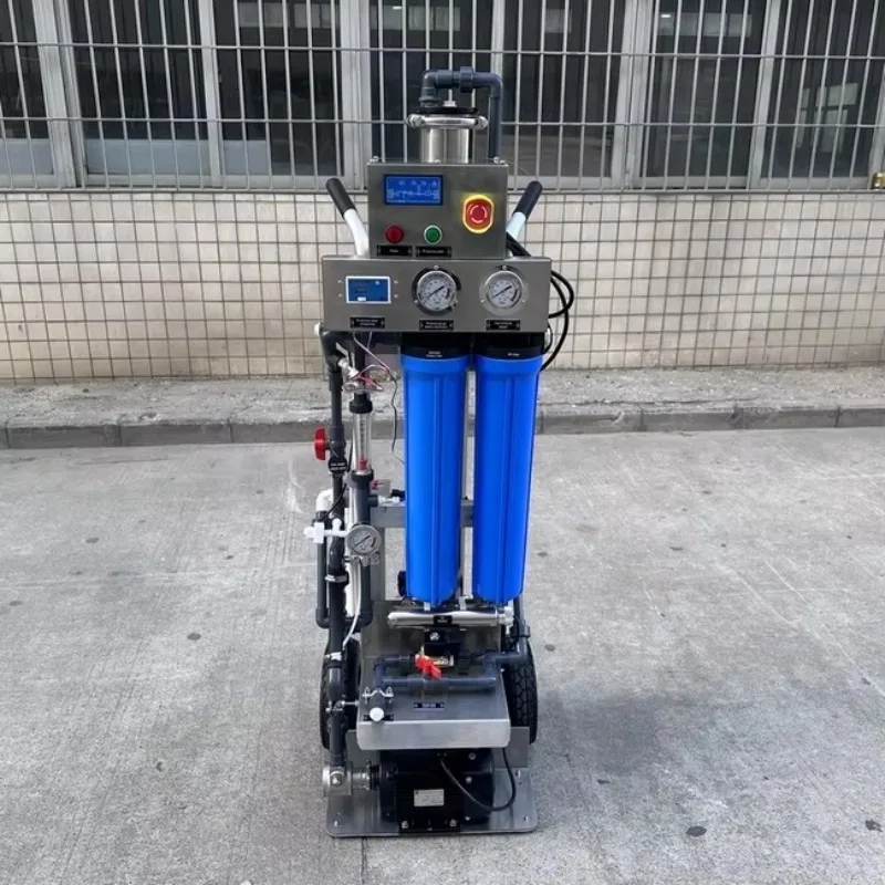 300L/H Mobile reverse osmosis system portable RO desalination machine window cleaning car washing pure water purification