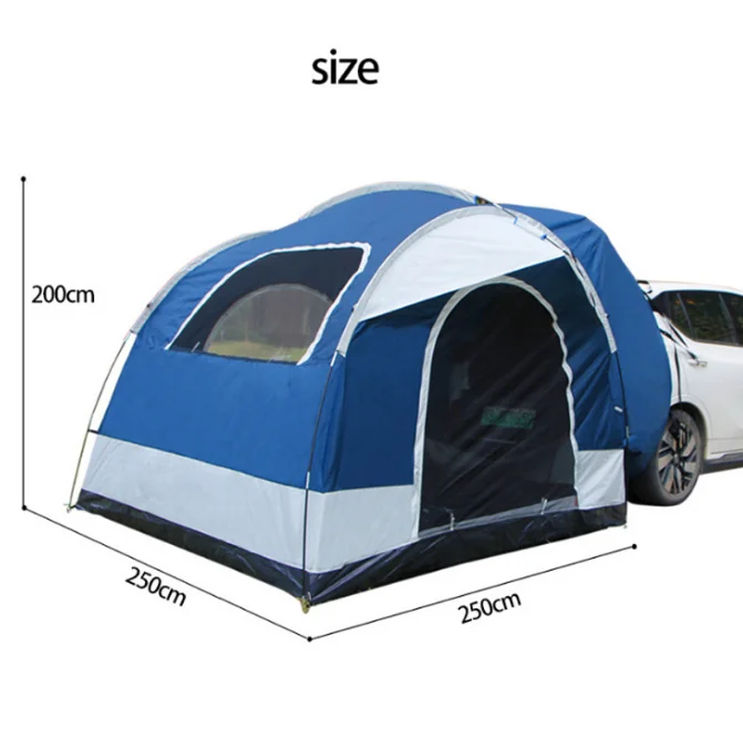 Large Space roof tent Car Trunk Tailgate tunnel tent