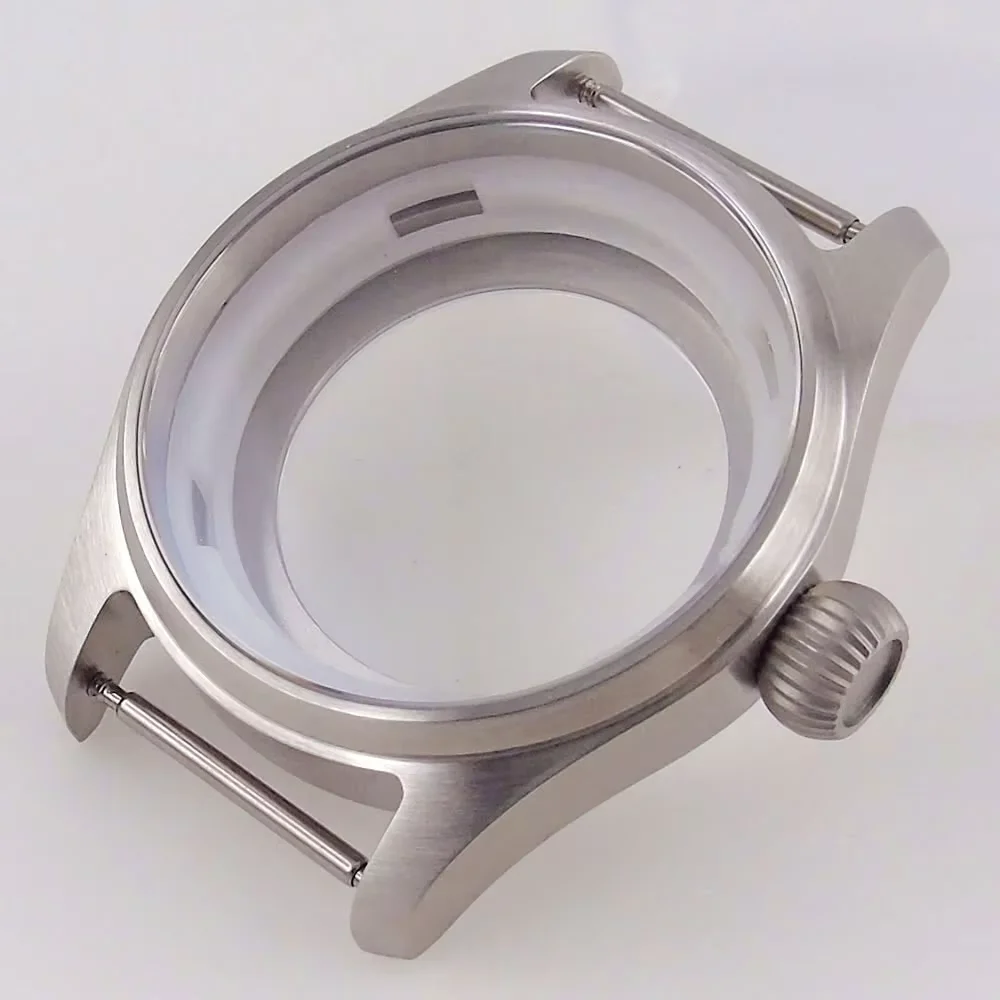 Tandorio 39mm Classic poilt polished Diver watch case Fit NH34 NH35 NH36 ETA 2824 PT5000 Movement Men Watch 20ATM Sapphire Glass