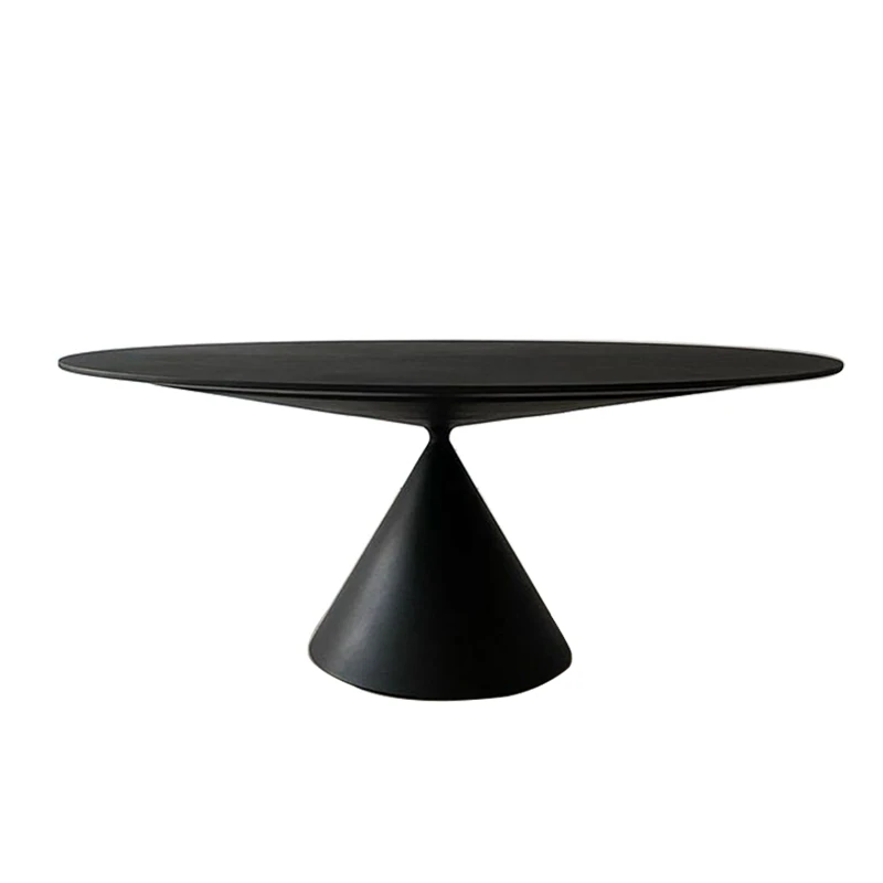 

French Nordic dining table, ancient minimalist negotiation, coffee table, restaurant, outdoor funnel, circular shape