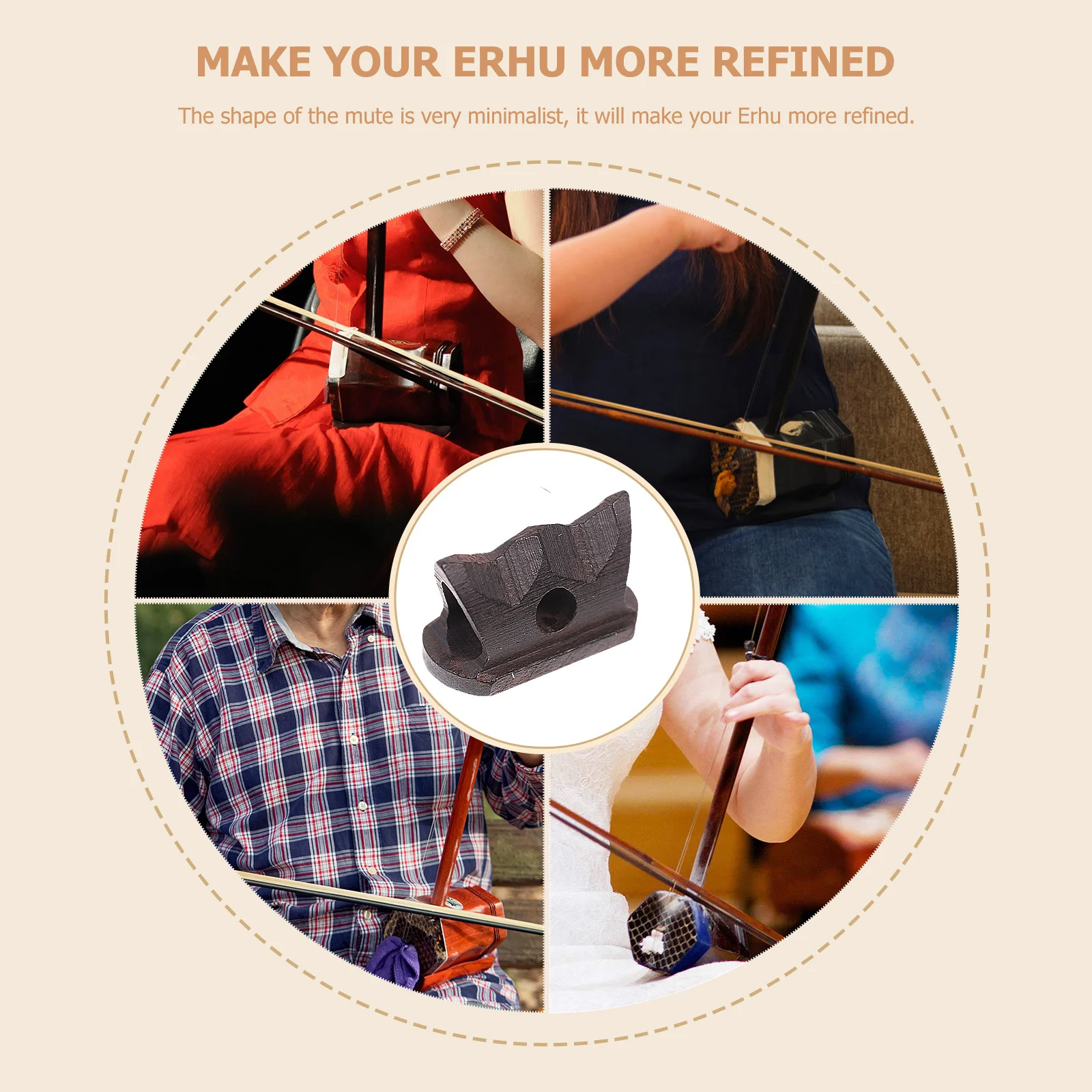 

Chinese Erhu Bridge Replacement Kit Rosewood Saddle Nut Set For Diy Instrument Repair Erhu Accessories Instrument Parts