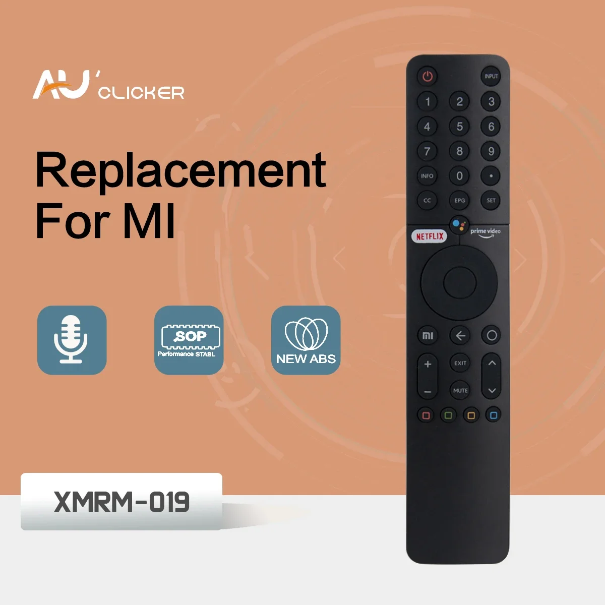 XMRM-19 Wireless Voice Remote Control For Xiaomi Mi TV Android 4K P1 Smart TV Voice Remote Control L43M6-6AEU