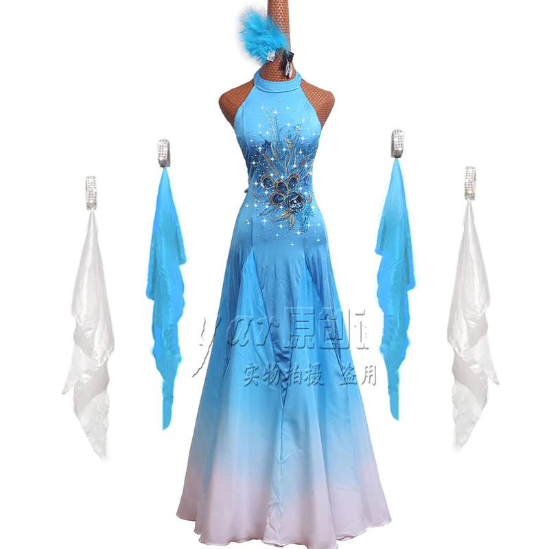 Ballroom Dance Dress Standard Skirt Competition Dress Costumes Performing Dress Customize New Arrival Adult Children