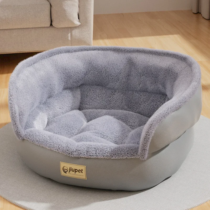 Imagem -06 - Four Seasons Universal Pet Bed Sofá-cama para Cachorro Engroçado Mais Veludo Tapete Ninho Gato Quente Pet Shop Acessórios para Animais Outono e Inverno