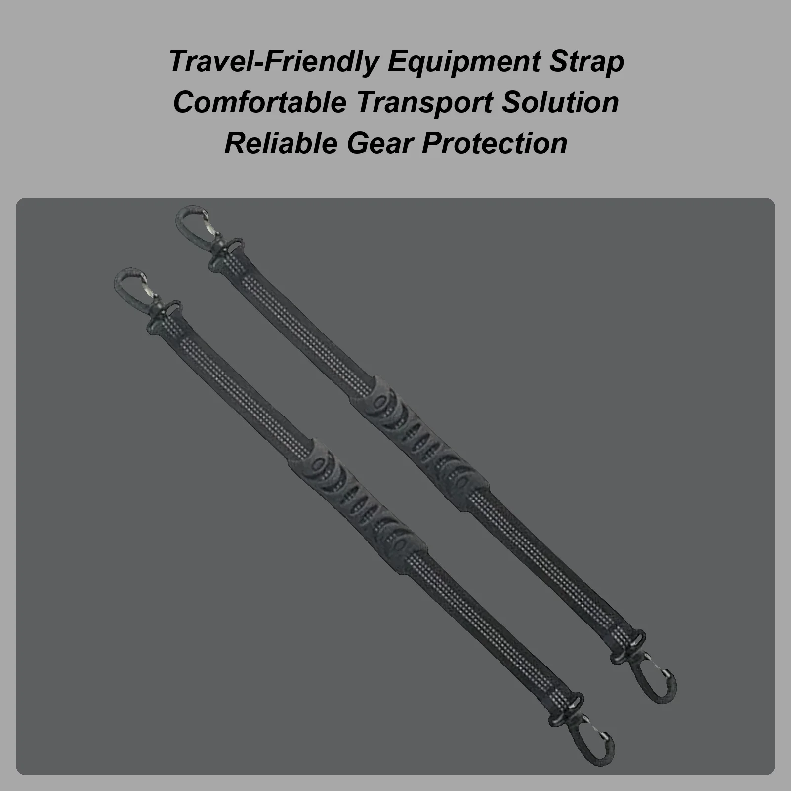 สายรัดรองเท้าสกี 2 ชิ้น อุปกรณ์กีฬา อุปกรณ์เสริม สายสะพายไหล่สำหรับเล่นสกี สำหรับผู้ชาย ผู้หญิง ผู้ใหญ่ มืออาชีพ เหมาะสำหรับเล่นสโนว์บอร์ด