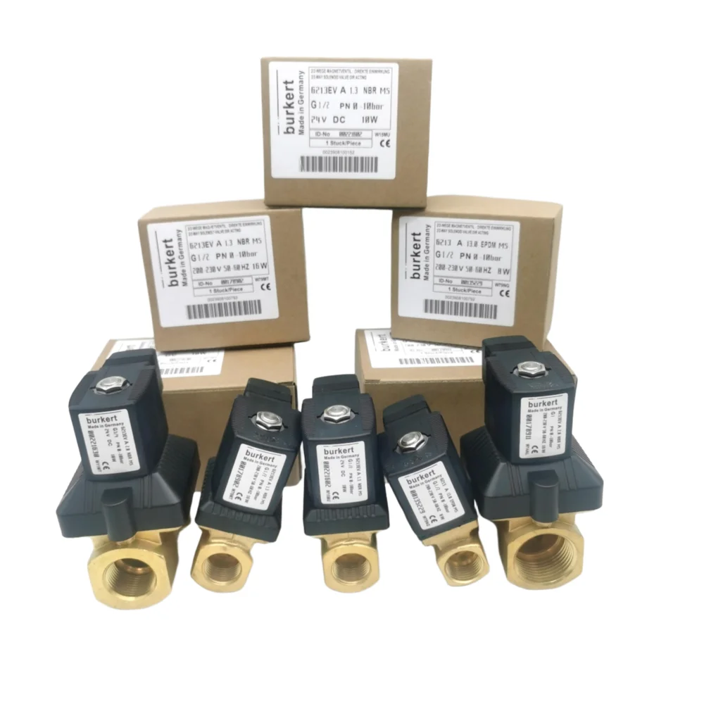 G1/2 Burkert Solenoid Valve 2-Position 2-Way 6213 Series 00135229 Water Valve