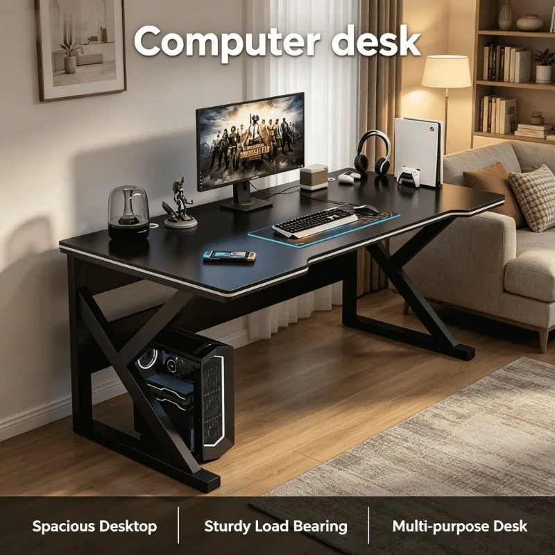 Adjustable Standing Computer Desk Ergonomic Gaming Max Desk Home Office Student Study Table Computer Desk Gaming Desk Height