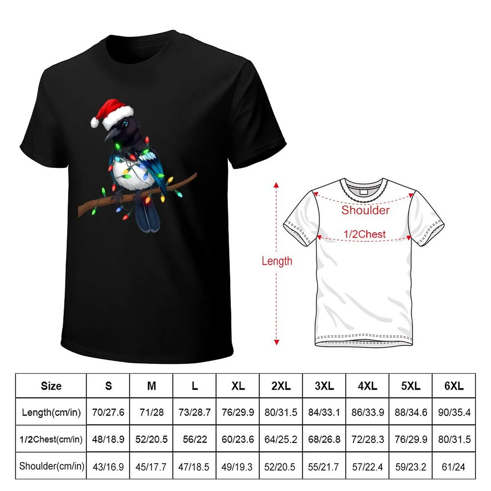 Extra Festive Magpie T-Shirt Outdoor Activity Sports T-Shirt