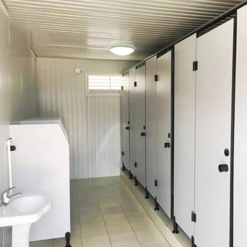 China Supplier Weizhengheng Flat Pack Prefab Shower House Movable Portable Restroom Toilets Cabin For Sale