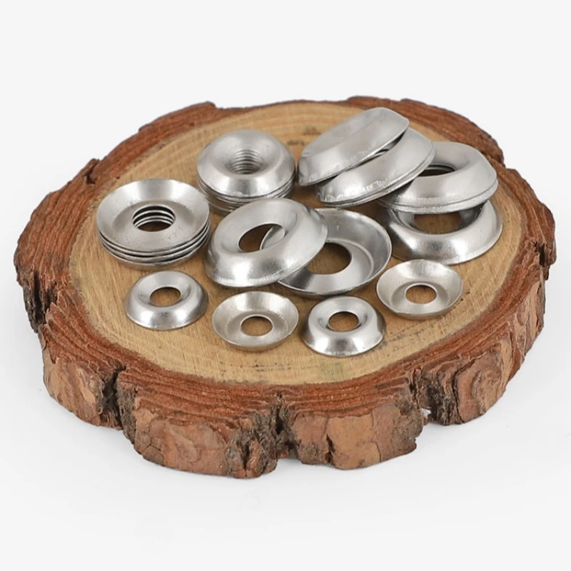 304 A2 Stainless Steel Conical Washer M3-M6 Concave Convex Countersunk Taper Hollow Gasket Decorative Screw Washer