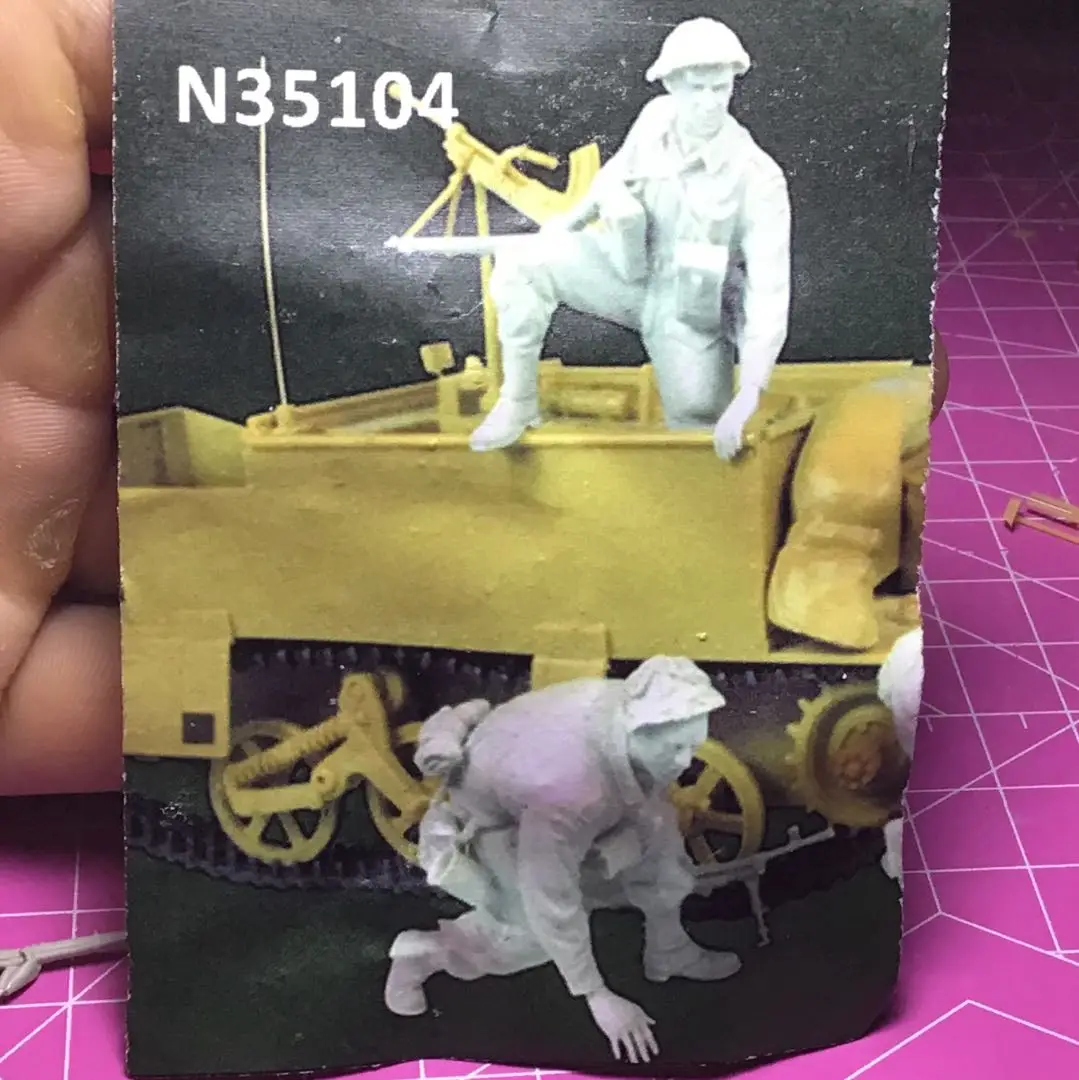 Figurine GK en résine 1/35, kit non assemblé et non peint