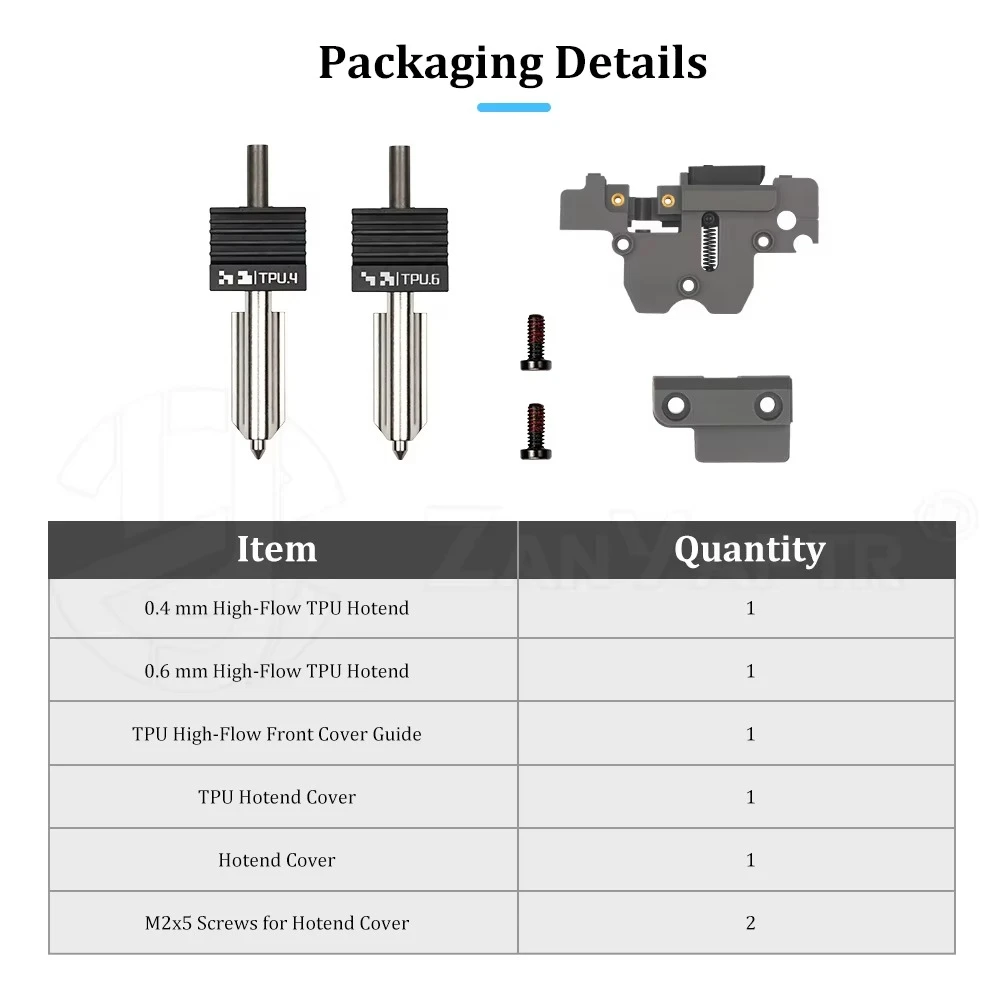 H2D TPU High Flow Hotend Upgrade Assembly Original High Speed Printing Parts Compatible with Bambu Lab H2D 3D Printer