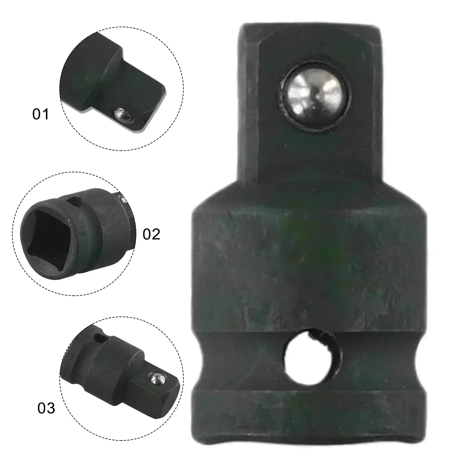 Socket Convertor Adapter Reducer 1/2 To 1/2 Impact Socket Adaptor Repair Tool Hand Manual Tools