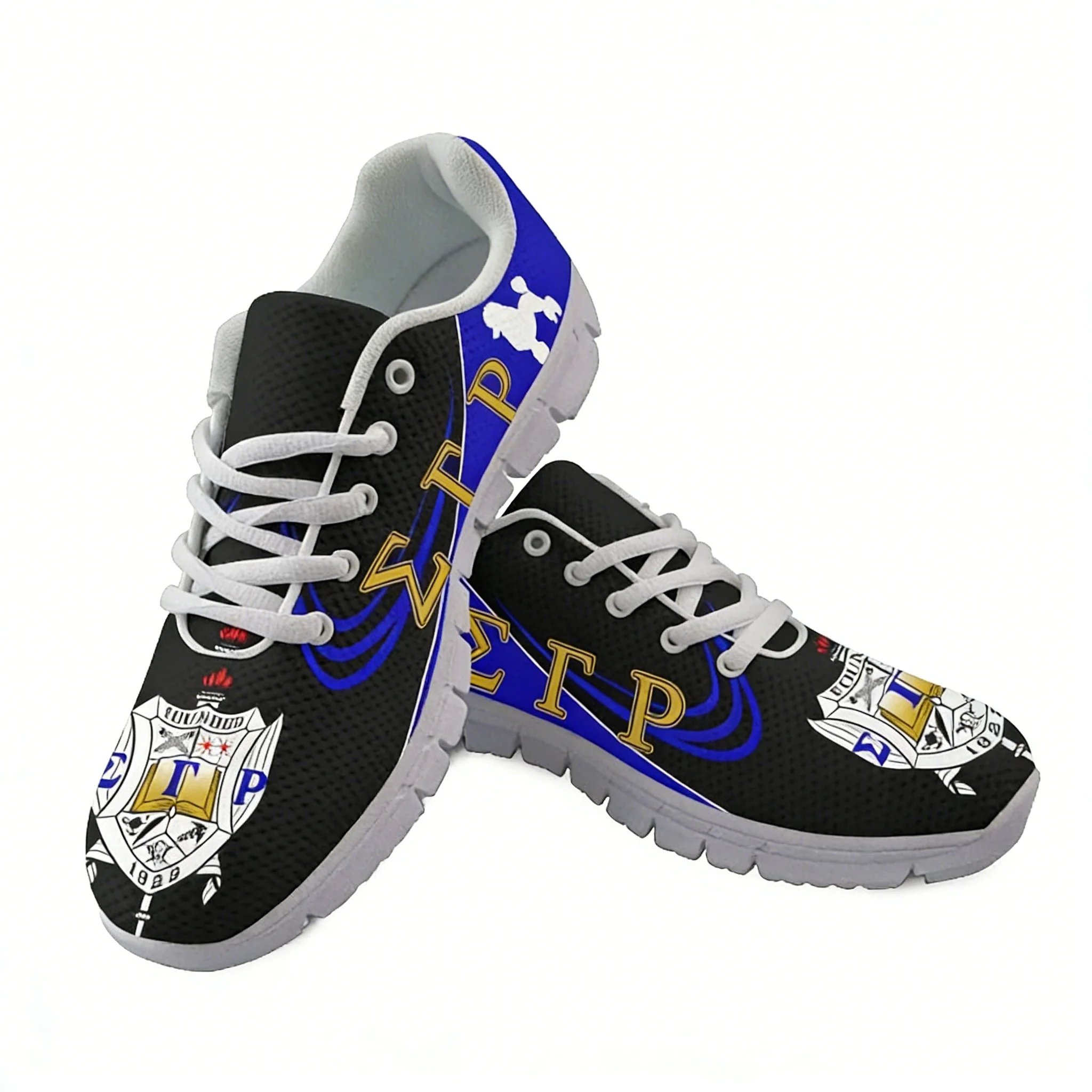 

Устойчивые к загрязнениям повседневные кроссовки с принтом Sigma Gamma Rho Poddles, дышащие, на шнуровке, для женщин и мужчин, Tenis Feminino