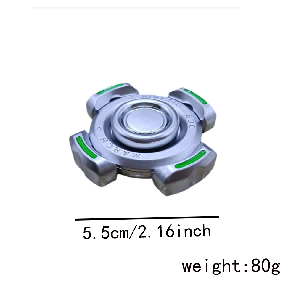 EDC Fidget Spinner Spinning Top Fidget Toys alivia el estrés de adultos juguetes magnéticos de Metal alivia la ansiedad y el estrés
