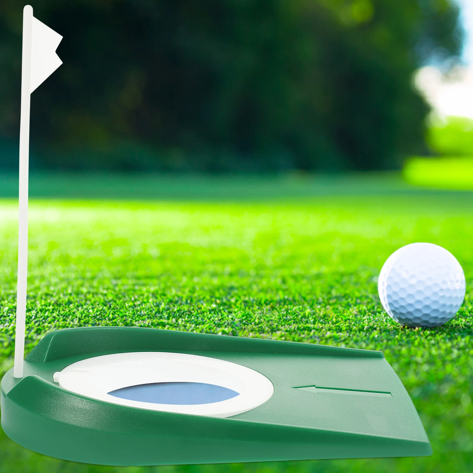 

Golf Hole Cup Plastic Durable Portable Putting Practice Cup Golf Training Aid Indoor Office Home Putting Aid Golfs Set