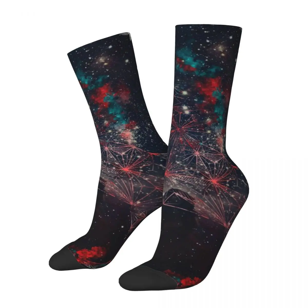 

Galaxy Unicorn Socks Celestial Horse Trendy Stockings Spring Non Skid Women Men Socks Soft Breathable Outdoor Socks