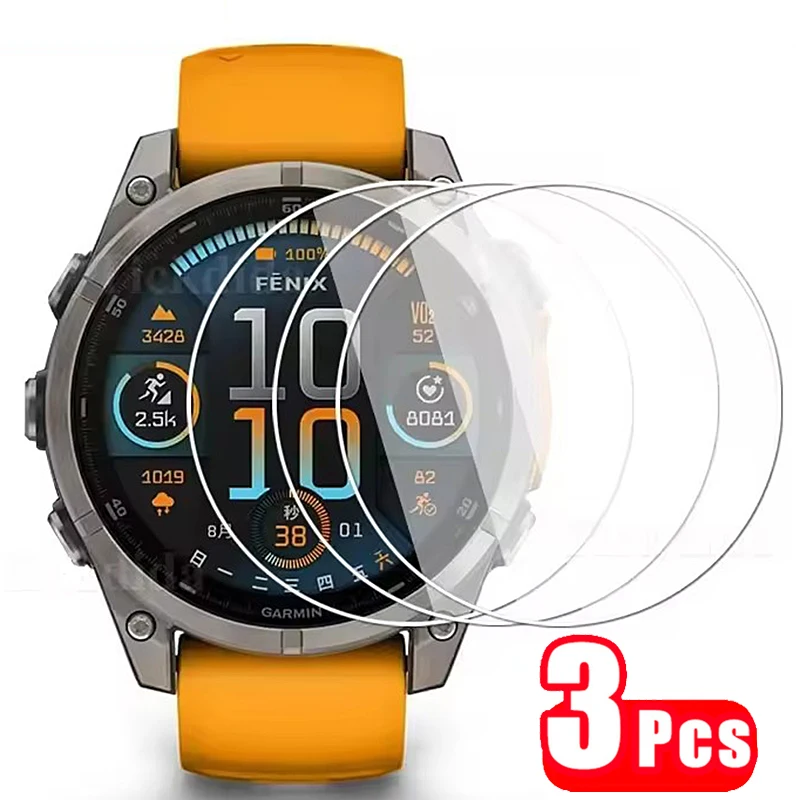 3PCS Smart Watch Screen Protector For Garmin Epix Gen 2 / Epix Pro Gen 2 47mm 51mm Tempered Glass Protective Film