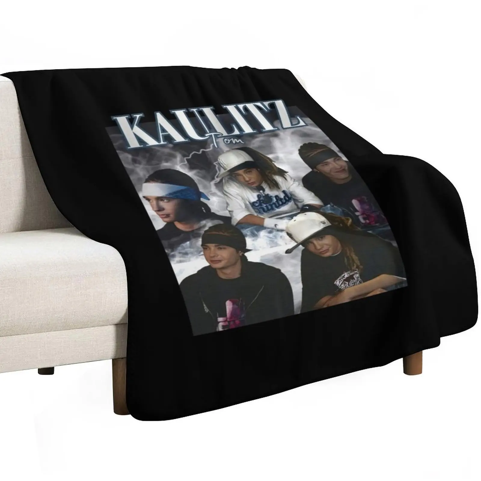 Tokio Hotel Tom Kaulitz Throw Blanket Furry Bed covers Decorative Throw Baby Softest Blankets