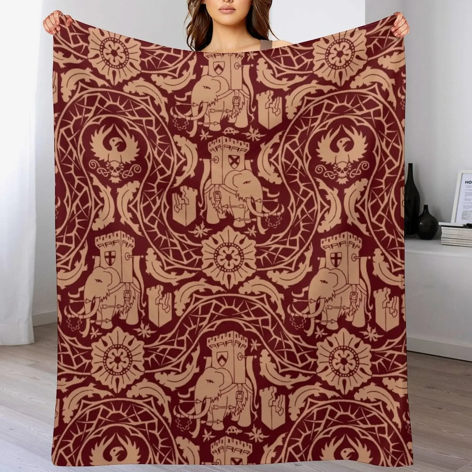 

Battle Mammoths Throw Blanket Sofa Throw blankets and throws Stuffeds Quilt Blankets