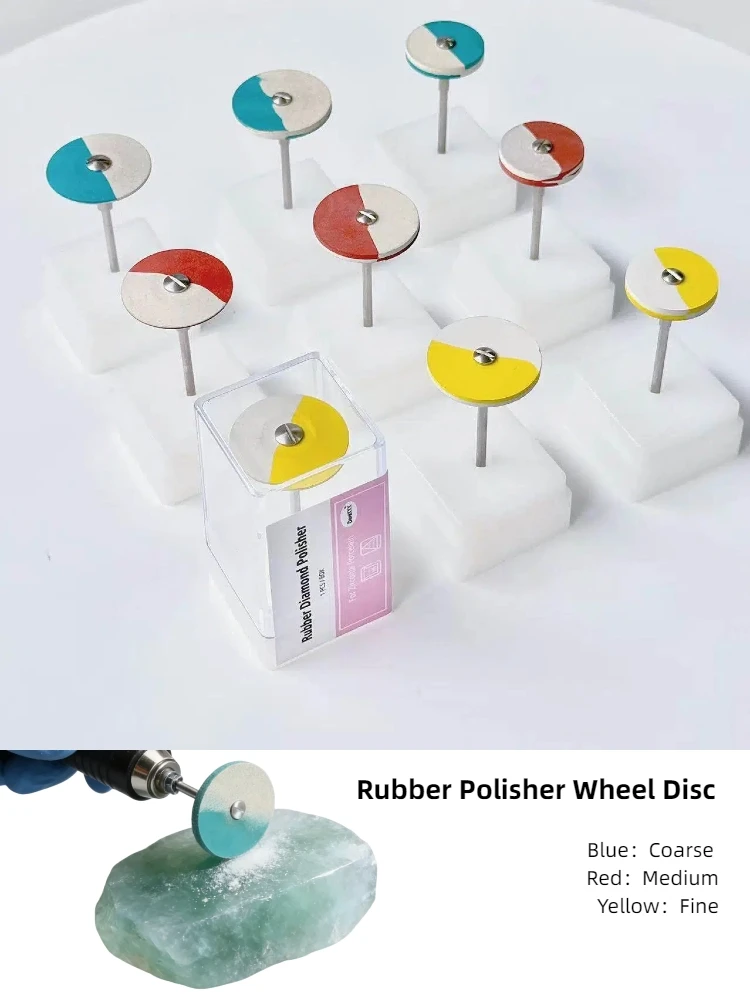 Gummi-Diamant-Polierscheibe Polierset Pocerlian Schleifkopf – Detail 2