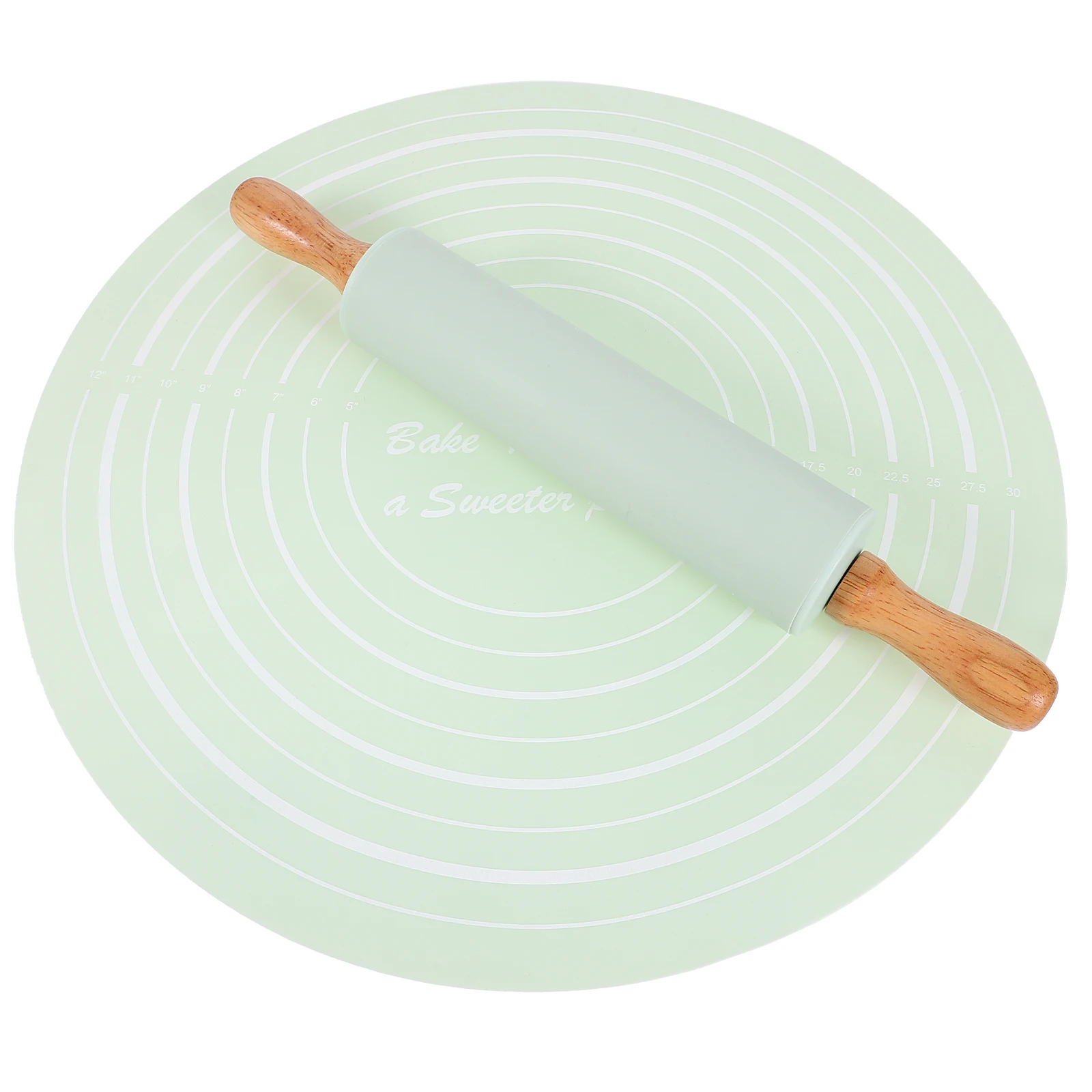 

Silicone Baking Thick Nonstick Pastry Mat for Rolling Dough Reusable Kitchen Baking Dough Mat Safe Food Grade Material