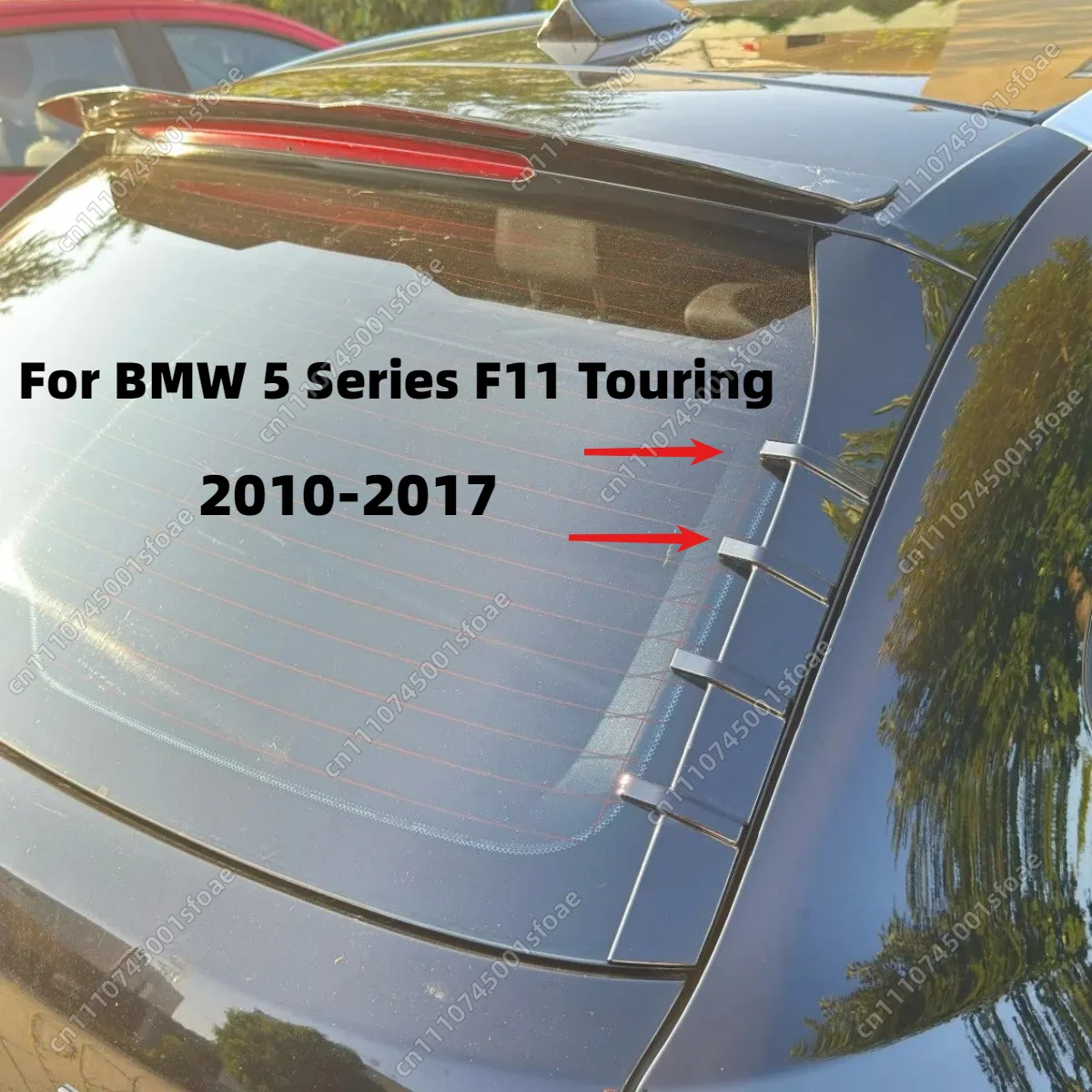 

Car Stickers for BMW 5 Series F11 Touring 520i 520d 523i 528i 530i 530d 535i 535d 2010-2017 Rear Side Window Spoiler Lip Bodykit