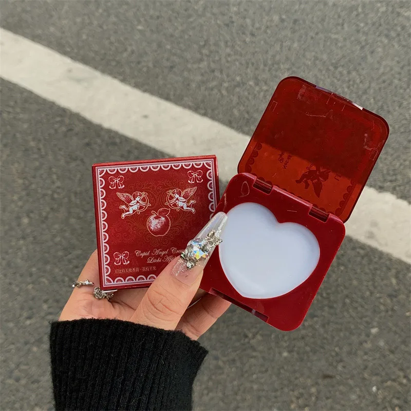 Korean Style Cupid Angel Perfume Balm Strawberry Milk Gardenia Lychee Apple Scent Women Daily Dating Trave Mini Fragrance Balm