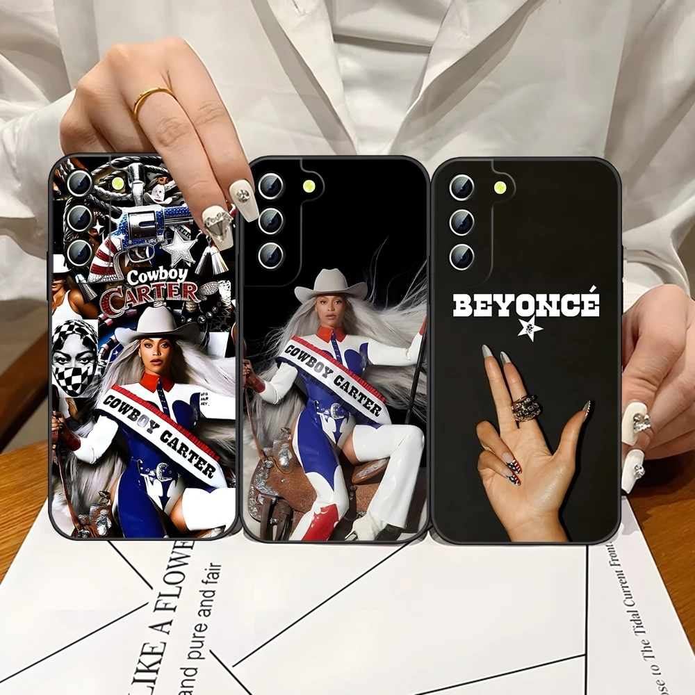 Beyonce COWBOY CARTER Phone Case for Samsung S24 Ultra S22 S23 S20 Fe S21 Plus Galaxy A54 A34 A24 A53 M54 Note 20 Back Cover