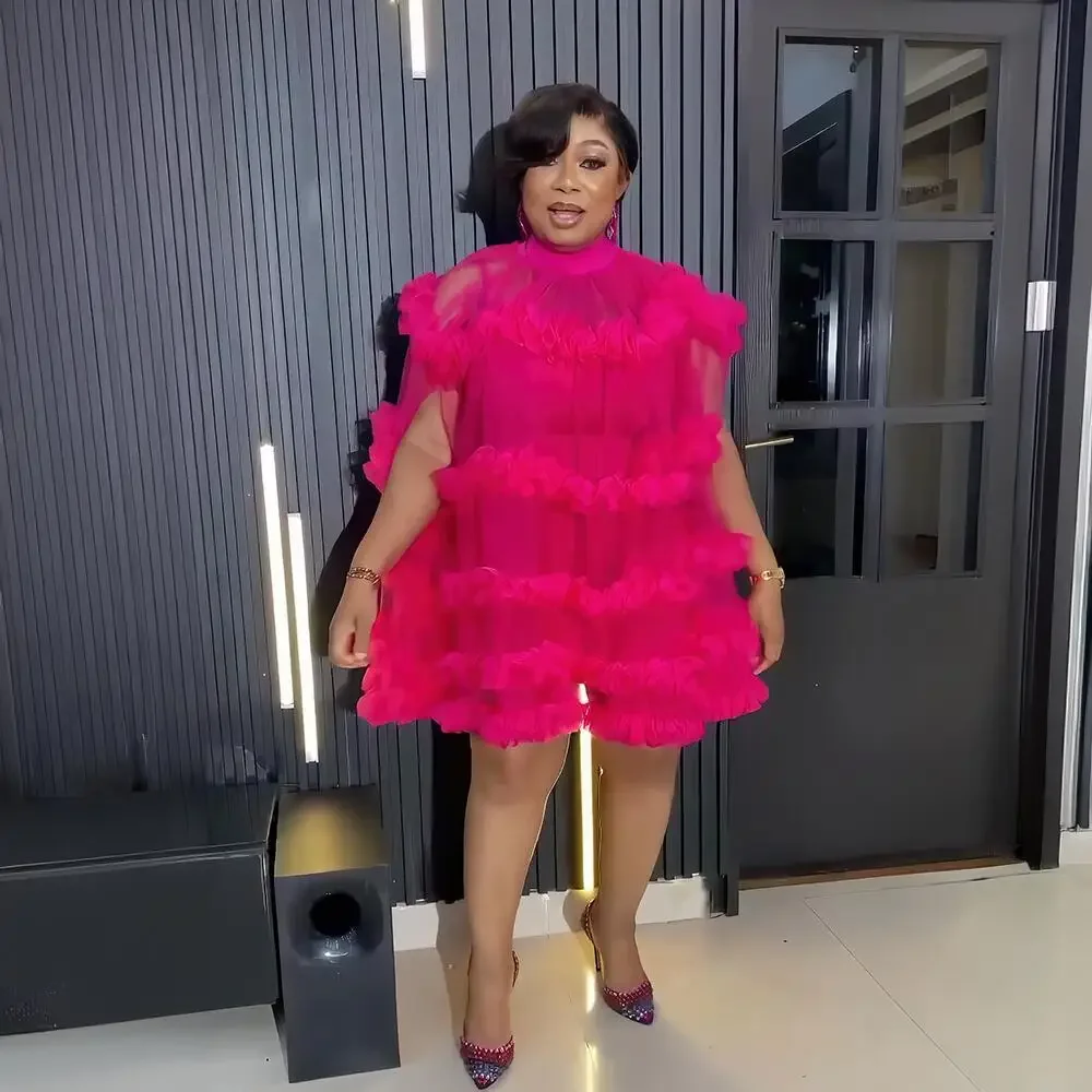 

Модные африканские платья для женщин, короткое платье из двух предметов, газовое платье с вышивкой, нигерийское вечернее платье, халат Анкара Дашики