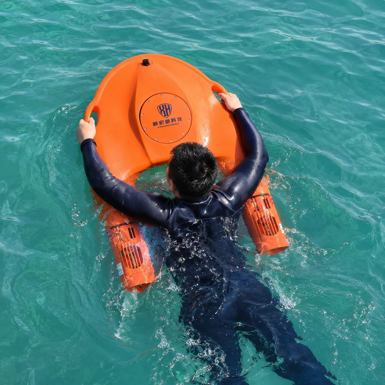 Dual Pump Jet Propulsion Self Correcting Heading GPS Return Marine Emergency Equipment Water Rescue Robot