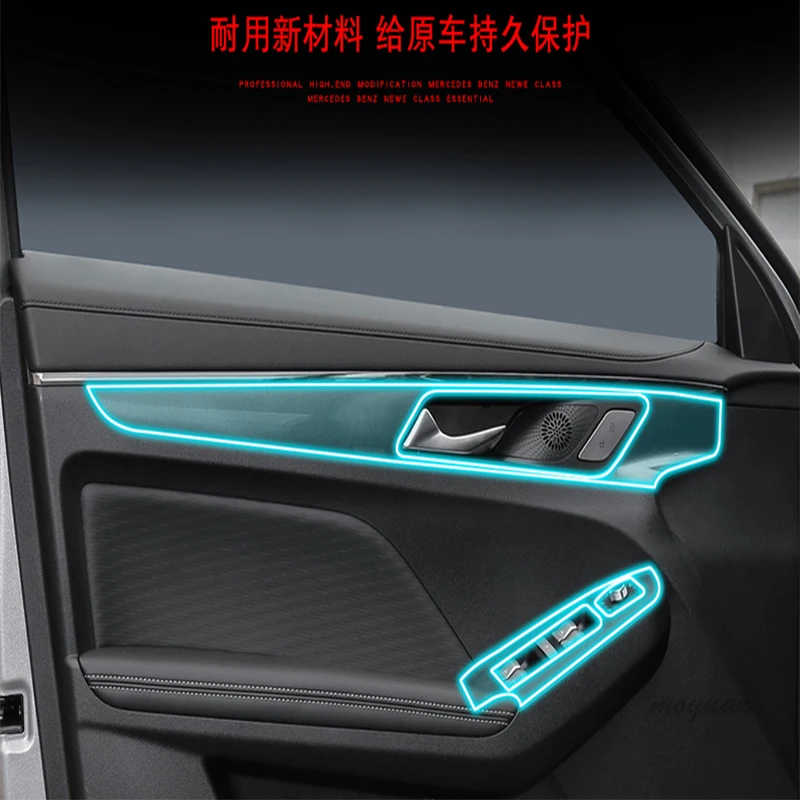 Tpu Transparent Film for Haval Jolion 2021-2023 Protect Interior Sticker Center Console Gear Door Windows Panel Car Accessories