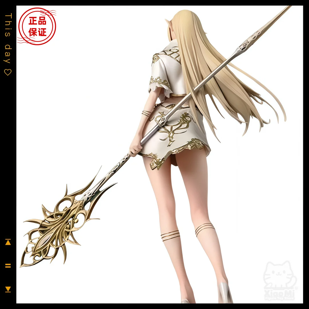 العلامة التجارية الجديدة Lineage 2 White Elf أنثى ماج أنيمي نموذج لجسم لعبة هدية للأطفال