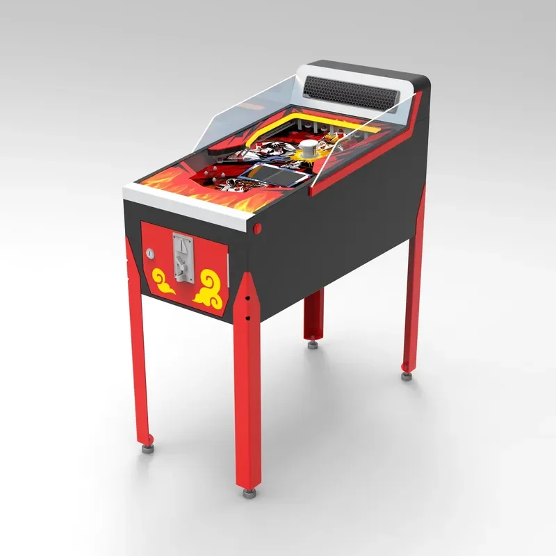 Mechanical Pinball Machine Real Ball Pinball Game Machine Children's Refund Capsule Toys and Coke Home Pinball Machine