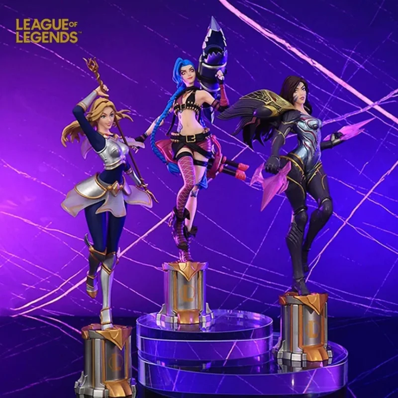 League Of Legends Jinx 3d Pen Anime Figurine Game Periphery Desktop Decoration Action Figures Model Toys Birthday Gifts