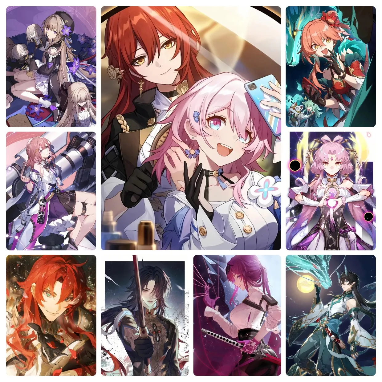 Honkai Star Rail Video Game Character Jigsaw Puzzles 500/1000/1200/2000PCS Family Activity Games for Gameroom Gifts Home Decor