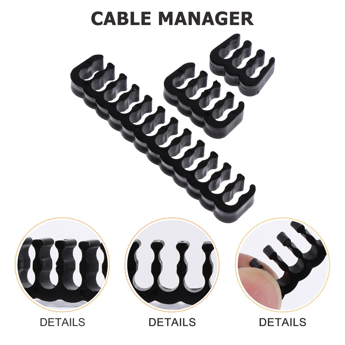 24Pcs Cable Clip Organizer for Pc Motherboard Power Cables 24Pin 8Pin 6Pin Prevent Sleeve Protection