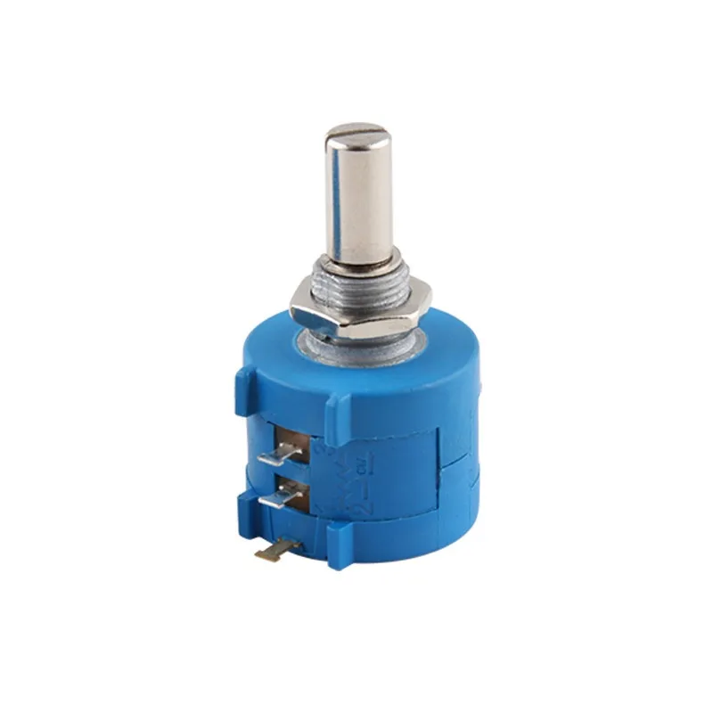 2pcs Precision Multi-turn Wirewound Potentiometer 3590S-2-103L 502L 104L, 1K 5K 10K 100K with Knob and Scale Dial