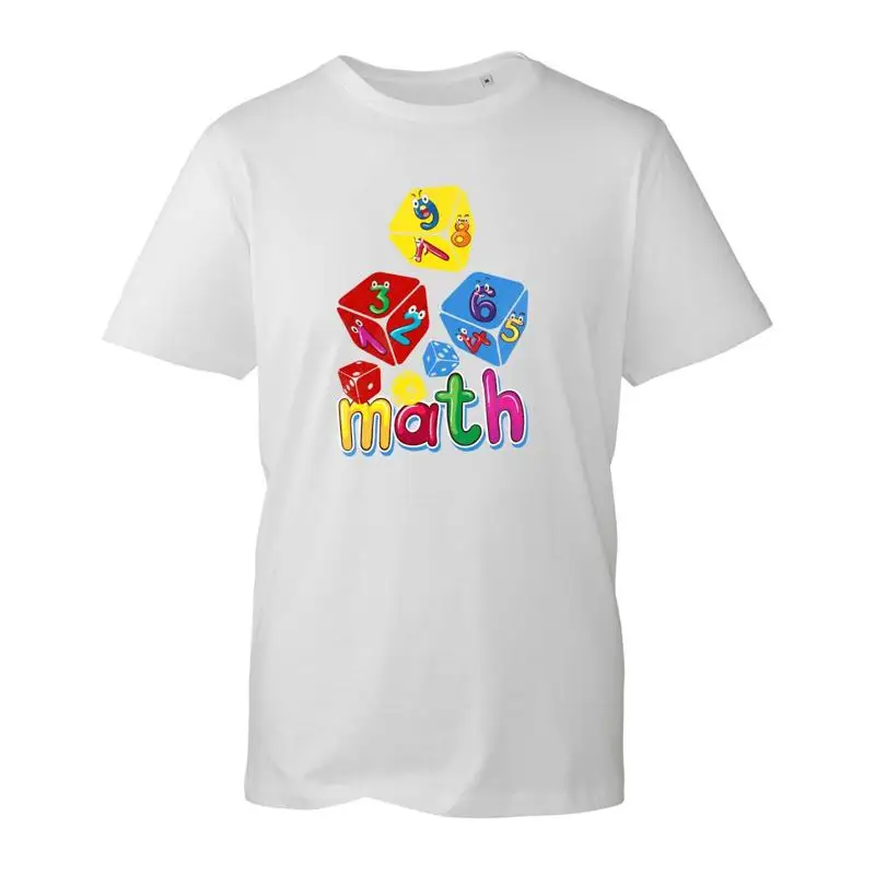 

World Maths Day T Shirt International Mathematics Competition Number Dices