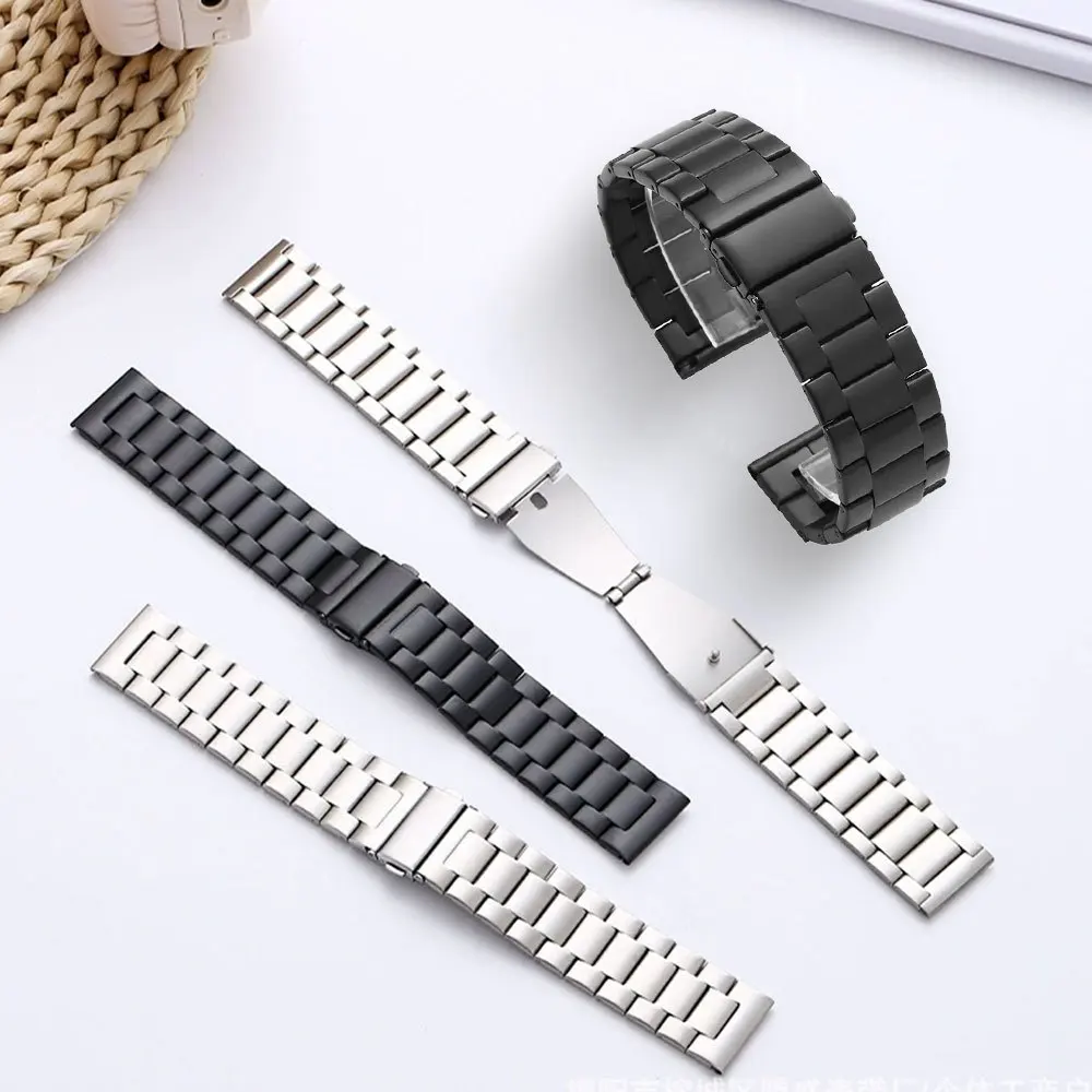Edelstahl-Uhrenarmband für Gear S3/S4/S5/S6 Frontier Classic Uhrenarmband 42 mm/46 mm Zubehör 18 mm 20 mm 22 mm 44 mm Uhrengürtel