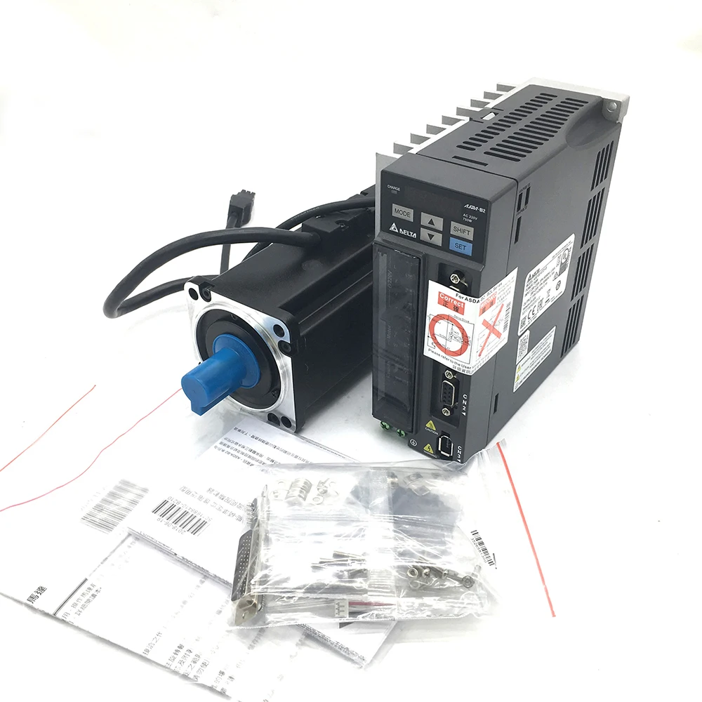 Imagem -06 - Delta-ac Servo Motor Drive com Freio Incremental 200w 0.64nm 3000rpm 60 mm 16bit Asd-b20221-b Ecma-c20602rs Ecma-c20602ss