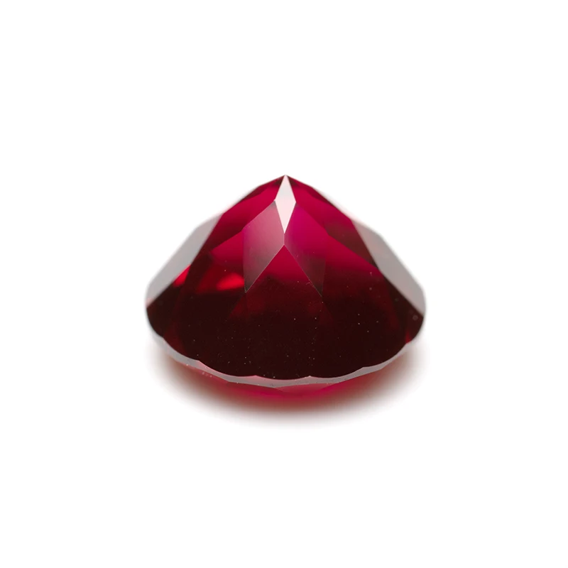 مختبر نمت روبي قطع مستديرة حمامة الدم الأحمر اللون عالية الجودة DIY بها بنفسك حُليات المجوهرات صنع المواد الرئيسية شهادة AGL قابلة للاختيار #4