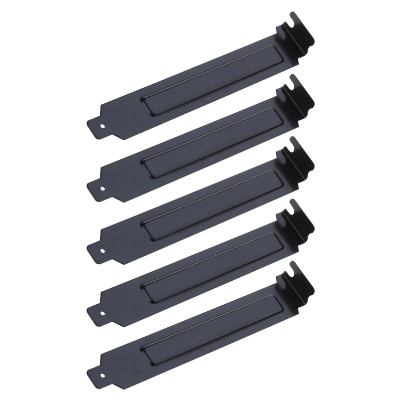 5Pcs PC Blanking Plate for MATX/ATX Computer Chassis Back PCI Slot Cover Heat-dissipation Ventilation Baffle