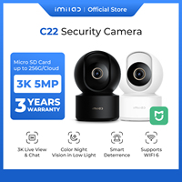 IMILAB C22 3K Security Indoor Camera - 360° View Home Camera with Color Night Vision for Baby/Pet Monitor WiFi6 AI Detection