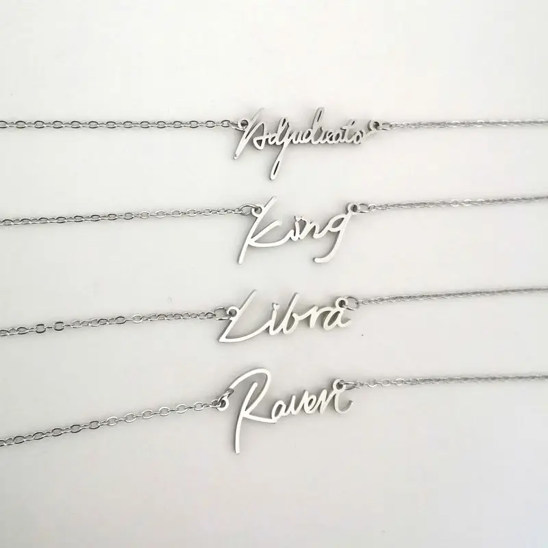 Game Tears of Themis Luke Artem Vyn Marius Nicknames Logo Cosplay Titanium Steel Necklace Pendant Metal Choker Chain Accessories