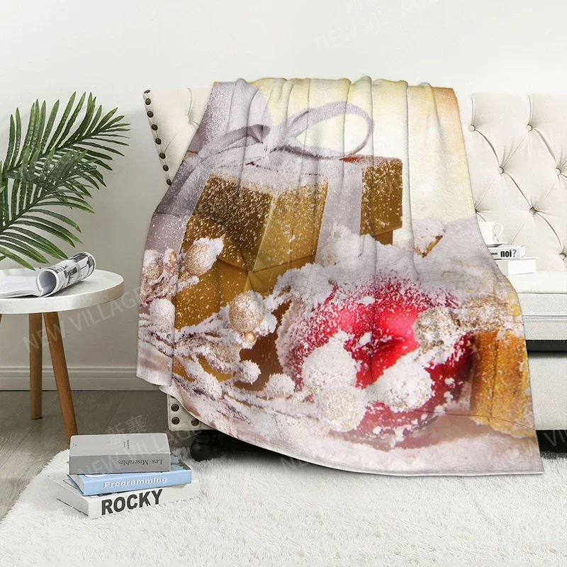 Home decoration plush Sofa blanket Christmas Bedspread on the bed anime fluffy soft blankets thick blanket for winter