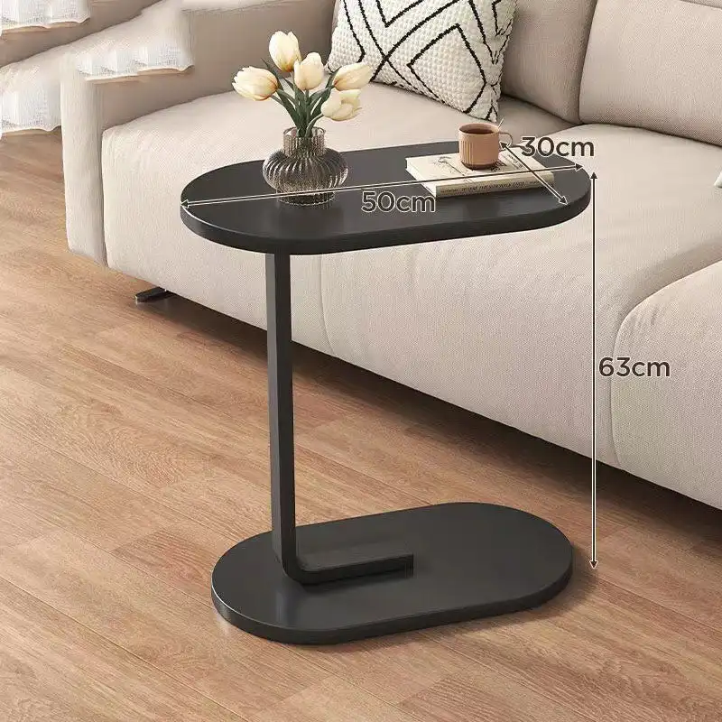 

C-Shaped Nightstand End Sofa Table Modern Minimalist Nordic C Shape Corner Table Small Coffee Table Removable Bedside Table