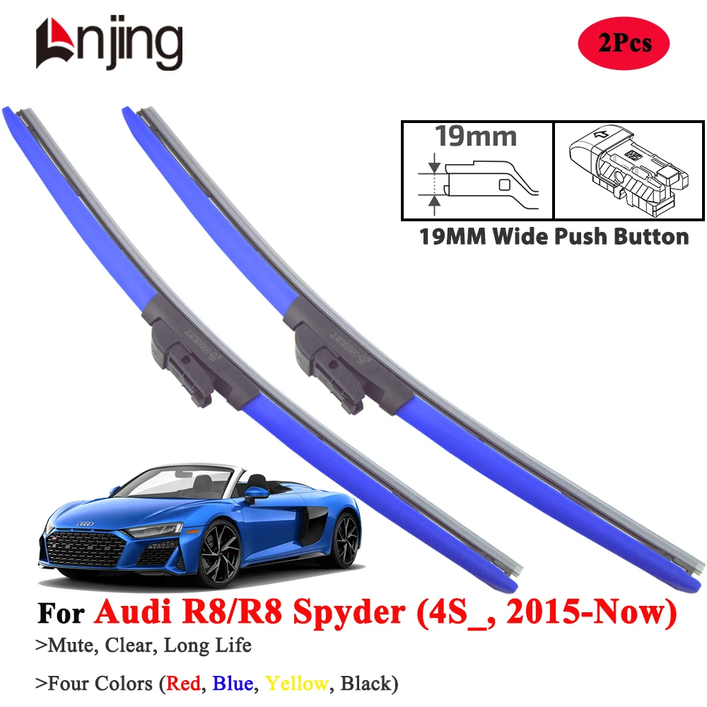 

LNJING Wiper Blades For Audi R8 Spyder 4S 2015-Now