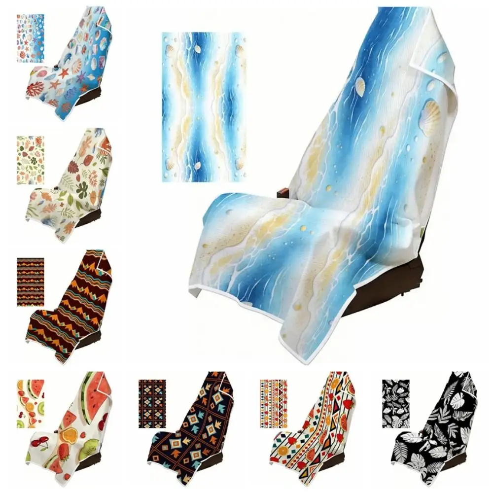 Comfortable Microfiber Car Seat Cover Water Absorbent Extra Large Beach Towel Soft Touch Warm Keep Swim Towel Beach Trip